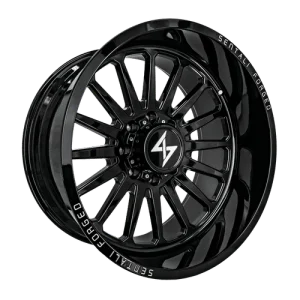Sentali – Forged SF-2 – Black – 22″x10″ -24mm – All weather Wheels – SF222105224GB